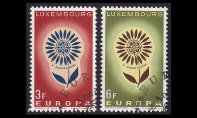 Luxemburg 697-8 o Europa (1964)