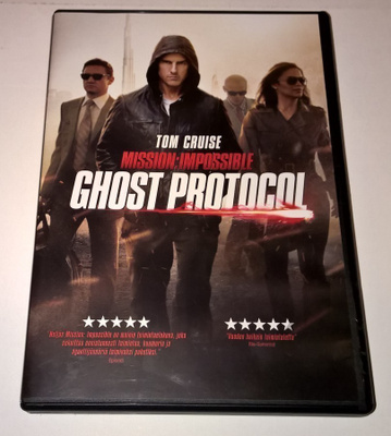 MISSION IMBOSSIBLE GHOST PROTOCOL DVD