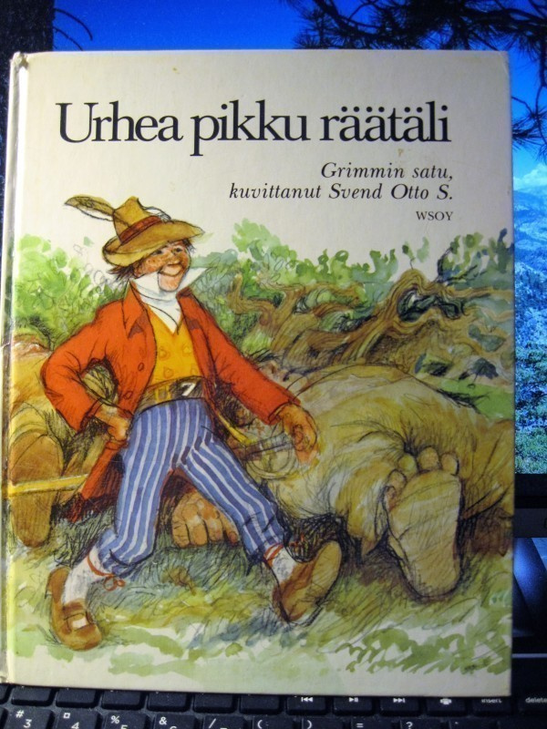 Urhea pikku räätäli, Grimmin satu, kuvittanut Svend Otto S.