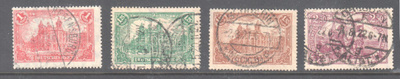 Saksa 1920 Mi 112- 115