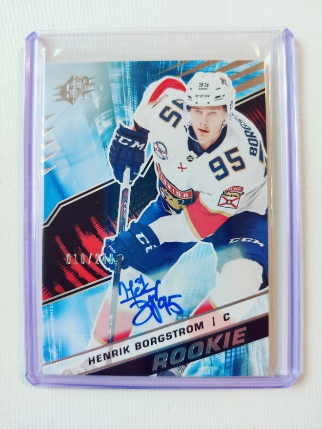 Henrik Borgström - 18-19 SPx Rookie AU /249
