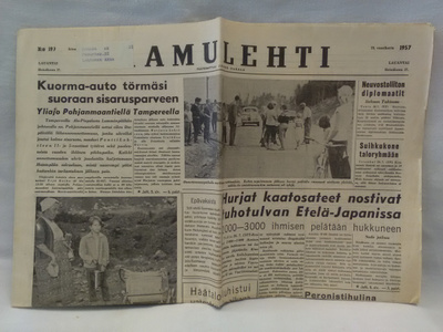 Aamulehti 27.7.1957