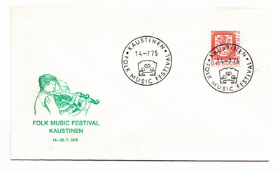 Kaustinen: Kansanmusiikkifestivaali (erikoisleima 14.7.1975)