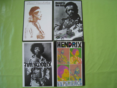  pk fanikuva Jimi Hendrix 4 kpl kulkematon