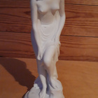 Venus patsas, alaston kylpevä nais patsas n. 23 cm - pikkukuva 4