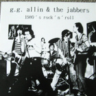 GG Allin & The Jabbers - 1980´s rock´n`roll LP - pikkukuva 1