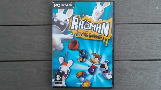 PC DVD: Rayman Raving Rabbids peli (2006)