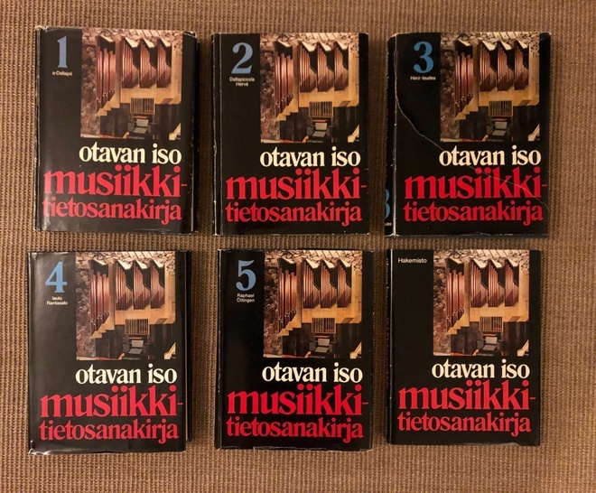 Otavan iso musiikkitietosanakirja 1-5 ja hakemisto