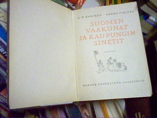 Rancken : SUOMEN VAAKUNAT JA KAUPUNGINSINETIT (Sis.pk:t)