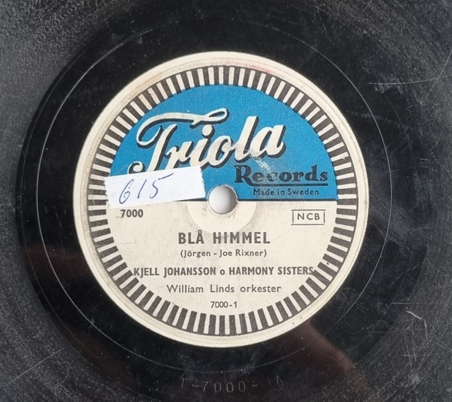 Savikiekko 1955 - Harmony Sisters - Triola 7000