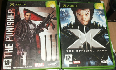 X-BOX Original - The Punisher, X-Men , Indiana, Max payne 2