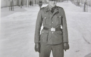 VANHA Sota Valokuva Natsi Saksa SS-sotilas Oulu 1941