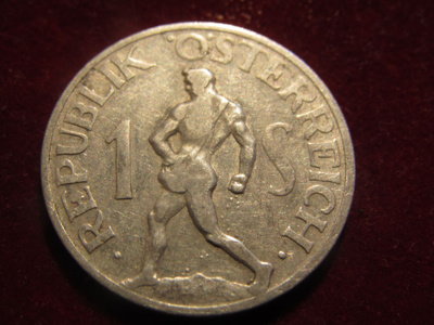 1 schilling  1946. Itävalta-Austria
