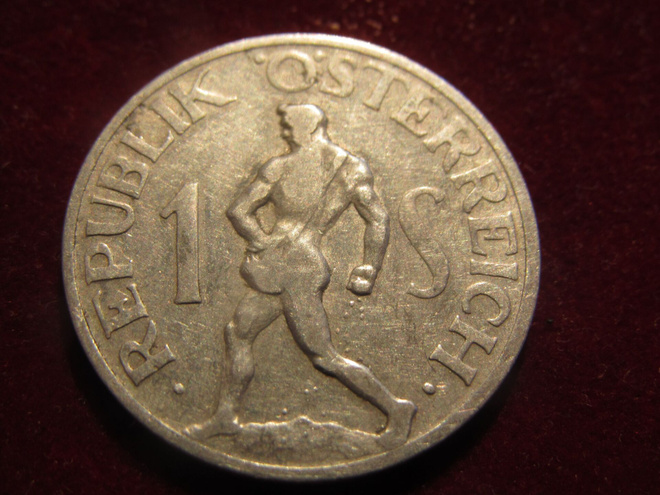1 schilling  1946. Itävalta-Austria