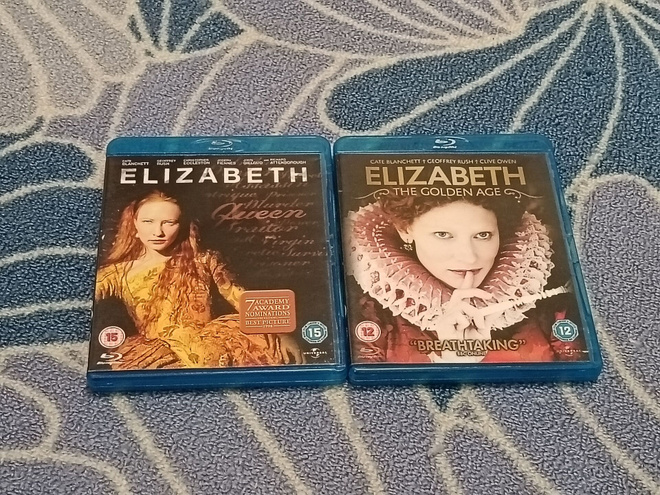 Elizabeth + Elizabeth The Golden Age Blu Ray