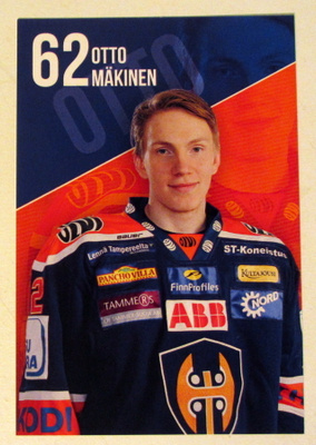 Otto Mäkinen Tappara teamset kortti