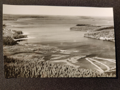 Postikortti Hyrynsalmi 1964 Karhumäki Alkup.Mallikappale