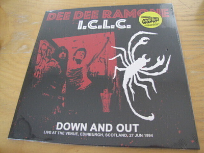 Dee Dee Ramone I.C.L.C. Down and out lp muoveissa