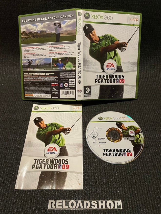 Tiger Woods PGA Tour 09 XBOX 360 - CiB