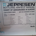 JEPPESEN BOTTLANG AIRFIELD MANUAL CHART OF AERODROMES E 1989 - pikkukuva 1