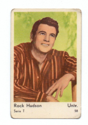Purkkakuva Serie T n:o 58 ROCK HUDSON Purukumikuva