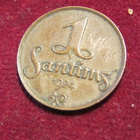 1 santims 1924.Latvia - pikkukuva 1