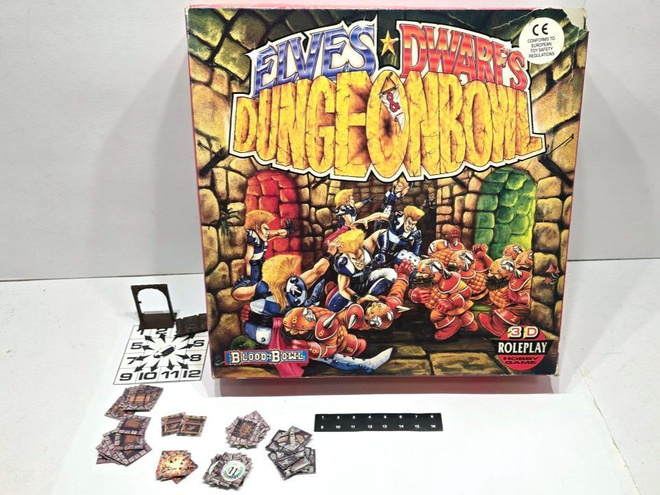 Bloodbowl - Elves vs Dwarfs Dungeon Bowl 