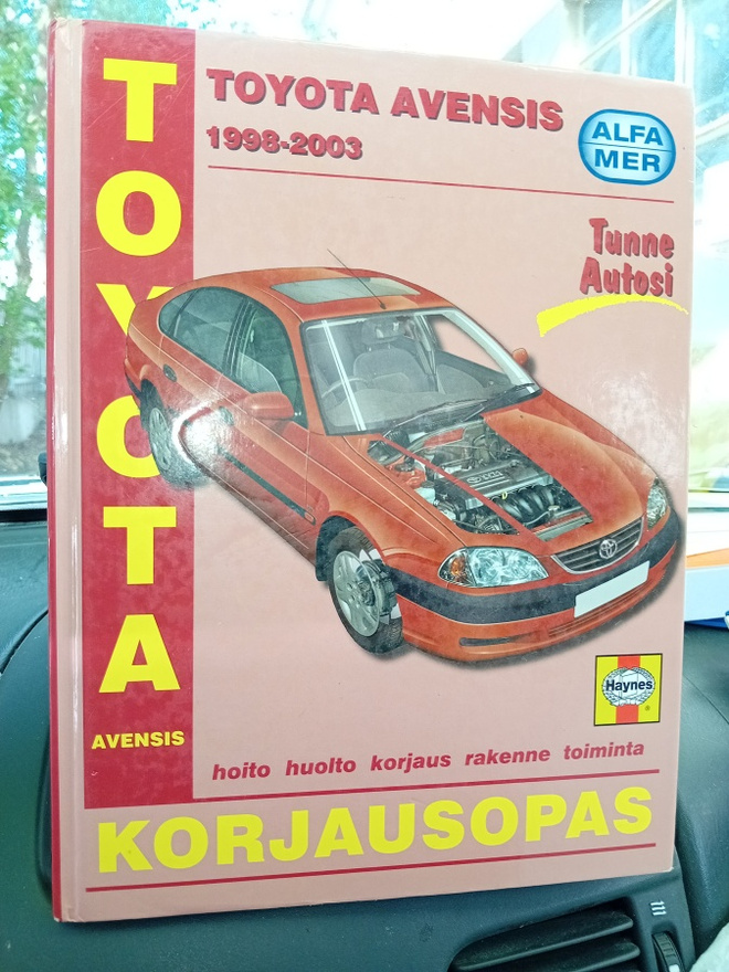 Korjausopas Toyota Avensis 1998-2003 ( SIS POSTIKULU  )