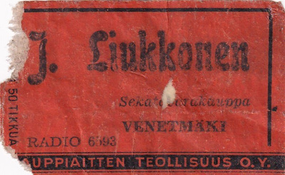 Venetmäki, J. Liukkonen , R 6593   s6/2