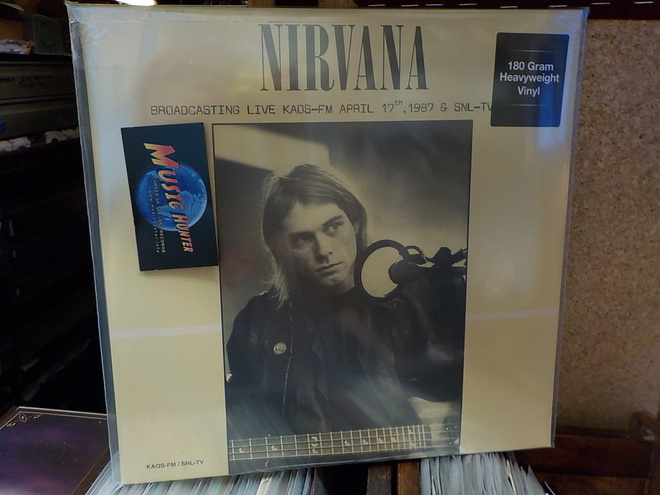 NIRVANA - BROADCASTING LIVE KAOS-FM -87 & SNL-TV-92 UUSI LP+