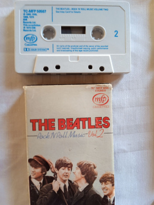 C- KASETTI: THE BEATLES : ROCK;N ROLL MUSIC  VOL 2