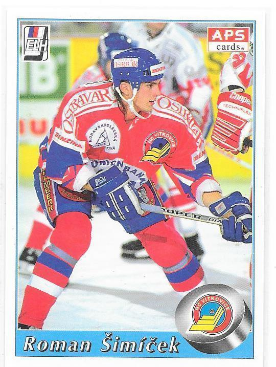 1995-96 APS #306 Roman Simicek HC Vitkovice ex- HPK