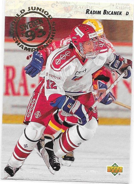 1993-94 Upper Deck WJC #262 Radim Bicanek Tsekki RC