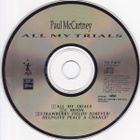 Paul McCartney – All My Trials CD/Single/Japan 1996 / No Obi - pikkukuva 2