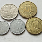 5 p - 1 mk, circ, v. 1987 - pikkukuva 1