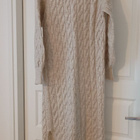 Palmikkoneulemekko vaalea beige M ovh 80€ - pikkukuva 1
