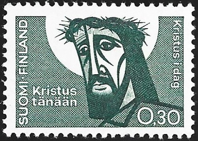 1963 Kristus tänään 0,30 mk ** LaPe 574