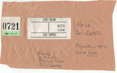 1993 paketin osoiteosa