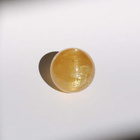 Hunaja kalsiitti kissansilmä kristallipallo 540.84 ct 42 mm - pikkukuva 3