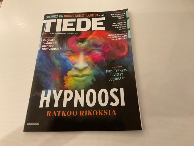 Tiede lehti 1/ 22, mm. Liikunta on huono konsti laihtua