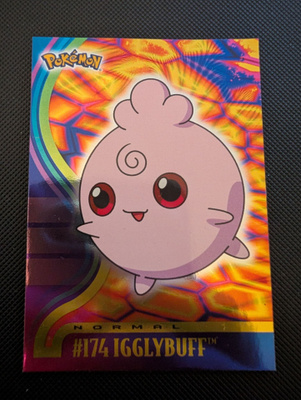Igglypuff foil Pokemon Topps Johto
