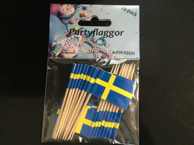 MINI - JUHLALIPPUJA. 24-pack. RUOTSI.