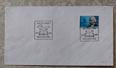 1968  Topelius FDC epl Hki