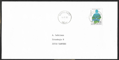 Postiläh. - Puolustusv. 75v (LAPE 1207) Virolahti 14.9.1993