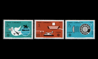 Turkki 2477-9 ** Europa posti- ja telehistoria (1979)