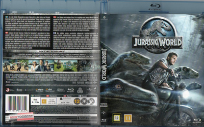 jurassic world (9 416) k -FI- BLU-RAY nordic, chris pratt 2