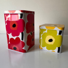 Marimekko Unikko peltirasioita 2 kpl - pikkukuva 1