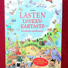 Lasten Lukukartasto Kirja sisältää Maailma kartta julisteen - pikkukuva 1