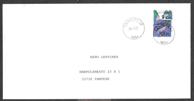 Postilähetys - Kalastus (LAPE 1137) Tampere 52 30.4.1991