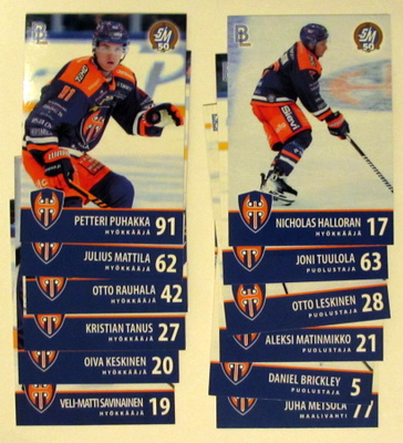 Tappara Blueline 157-168 kortit